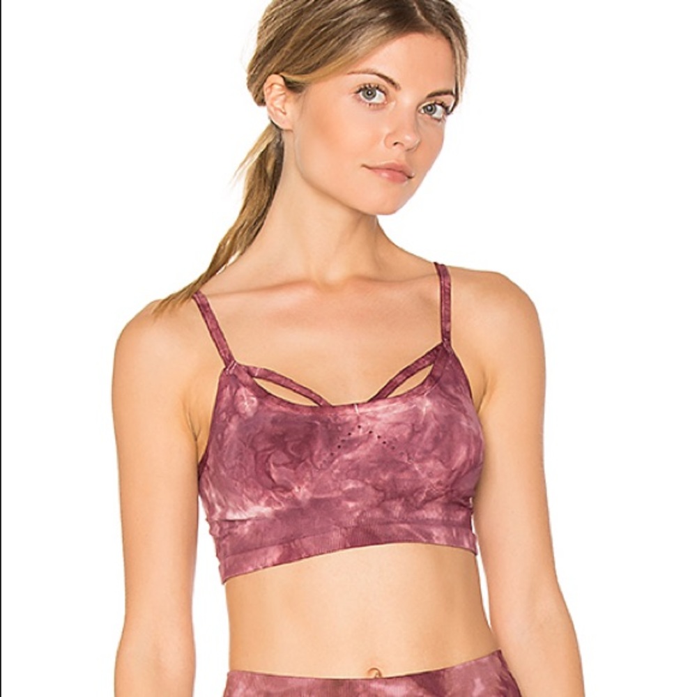 Free People Movement Barely There Tie Dyed Bra Med